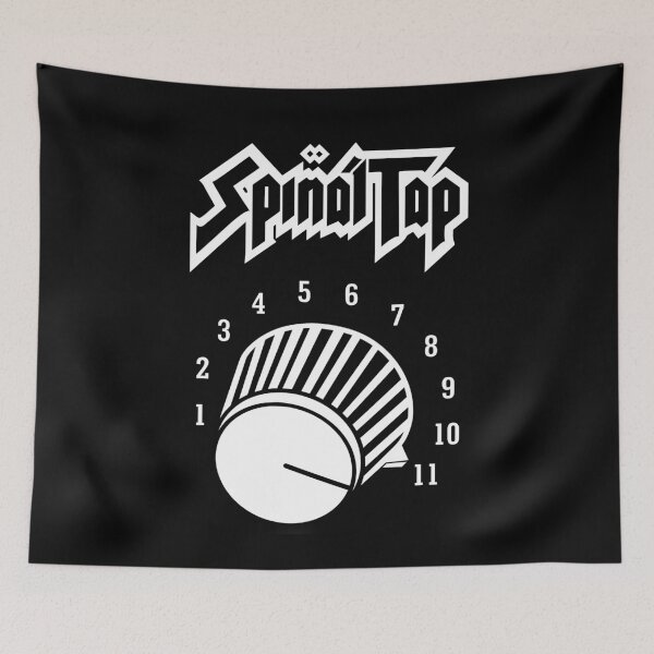 Item preview, New Spinal Tap Tv Show Black T-Shirts Grey Mens Tee designed and sold by Thorntonz1.
