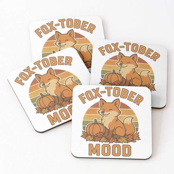 Item preview, Fox-tober Mood – Cute Fall Fox Autumn Halloween Vibes designed and sold by NovivoPrints.