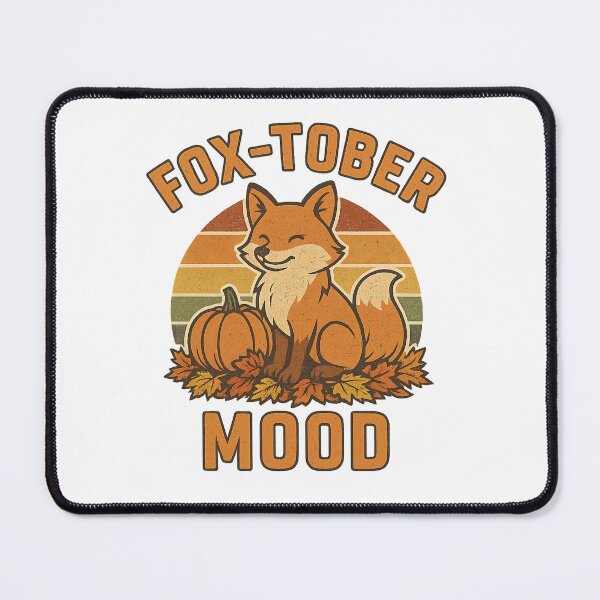 Item preview, Fox-tober Mood – Cute Fall Fox Autumn Halloween Vibes designed and sold by NovivoPrints.