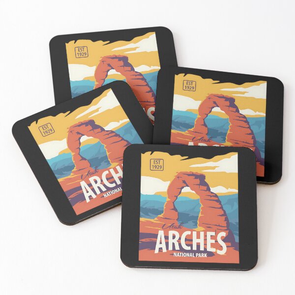 Item preview, Arches Utah Desert National Park Retro Vintage Gift designed and sold by Nikolanek.
