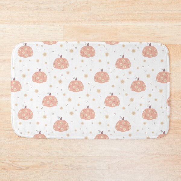 Item preview, Autumn Pattern with Floral Pumpkin and Flowers designed and sold by Julza Art.
