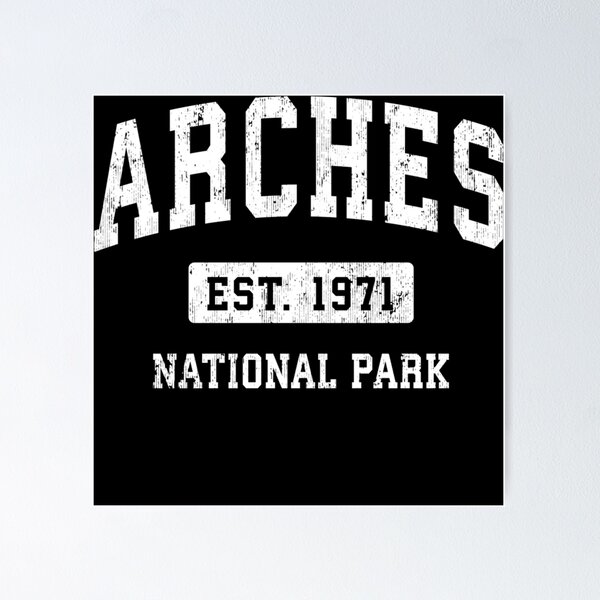 Item preview, Arches Vintage National Park Sports designed and sold by Nikolanek.