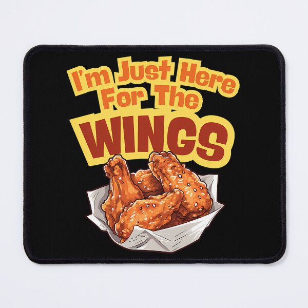 Item preview, I'm Just Here For The Wings Meme designed and sold by EmelyRyan.