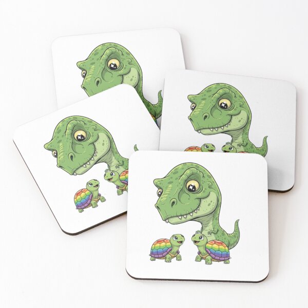 Item preview, dinosaur and turtle designed and sold by PP&RAINBOW SHOP.