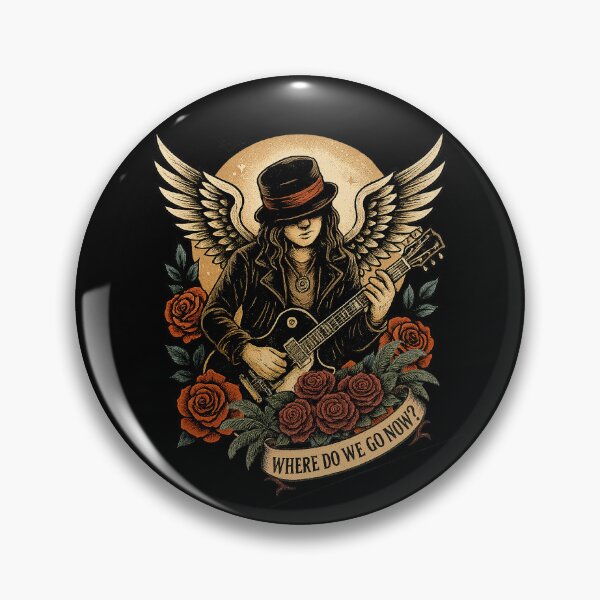 Artikelvorschau, Wohin gehen wir jetzt? – Angelic Rock Tribute Art entworfen und verkauft von Overthinkers Anonymous.