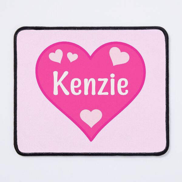 Item preview, Kenzie Name Pink Heart  designed and sold by Jeallan Designs.