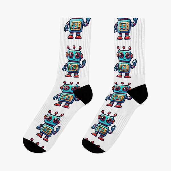 Item preview, Adorable Robot in Kawaii Style: Decorative Design with a Toy for Kids and Families designed and sold by DibuHumor.
