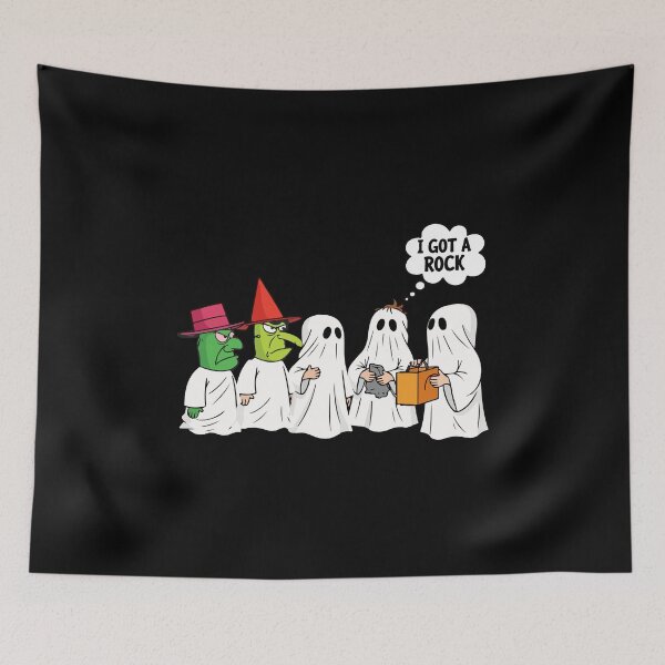 Item preview, I Got A Rock Halloween Meme  Funny Ghost Spooky  designed and sold by MotivaChic.