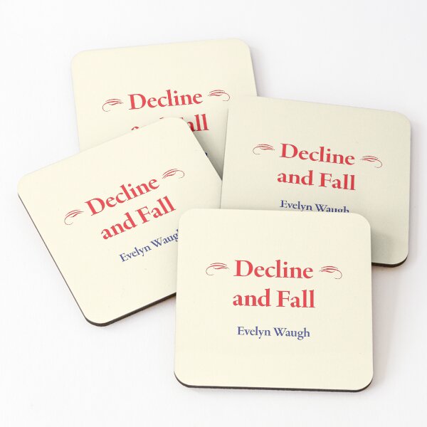 Item preview, Arthur Evelyn St John Waugh, Decline and Fall, Classic Literature designed and sold by CharlottePlaceArt.