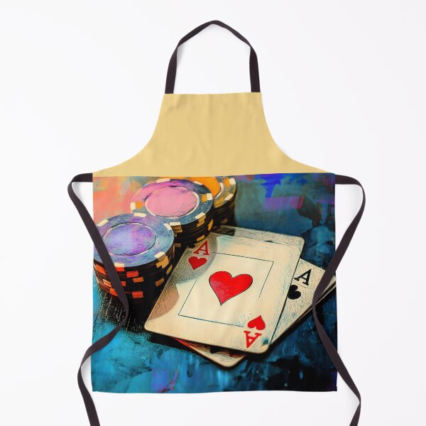 Item preview, Double Down on Color - A Vibrant Abstract Celebration of Poker Chips Cards and High-Stakes Energy designed and sold by OlfactoART Studio.