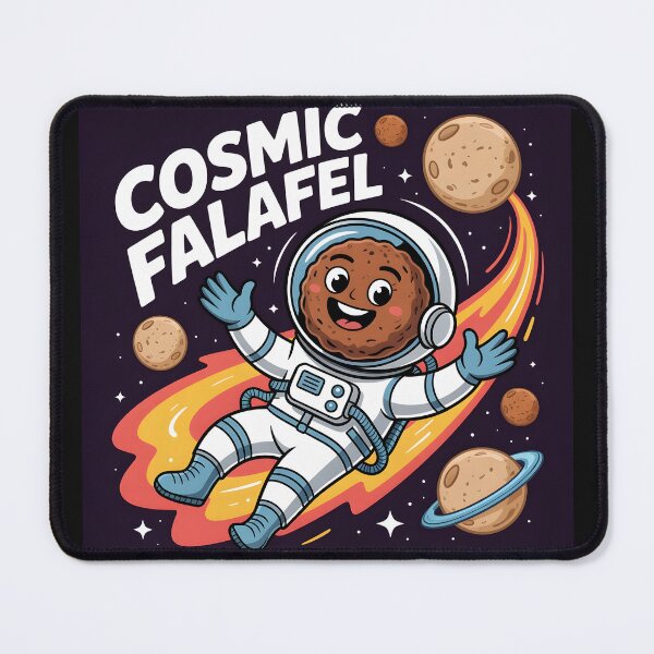Item preview, Cosmic Falafel - Funny Space Art designed and sold by SababaShop.