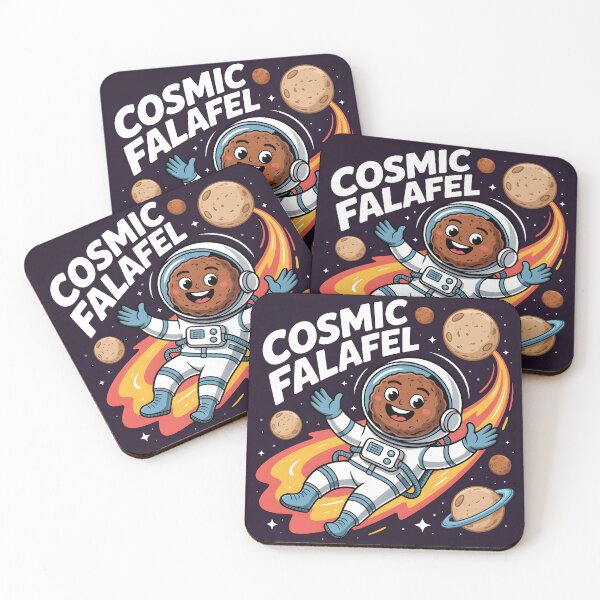 Item preview, Cosmic Falafel - Funny Space Art designed and sold by SababaShop.
