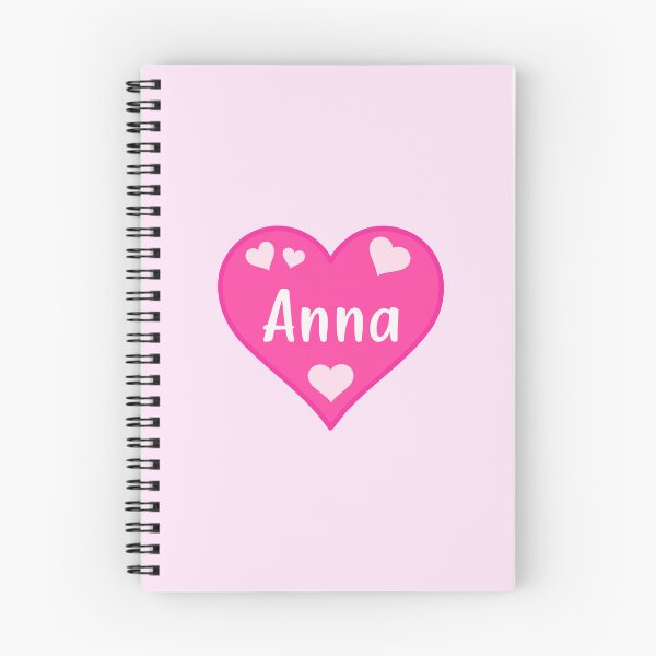 Artikelvorschau, Anna Name Rosa Herz entworfen und verkauft von Jeallan Designs.