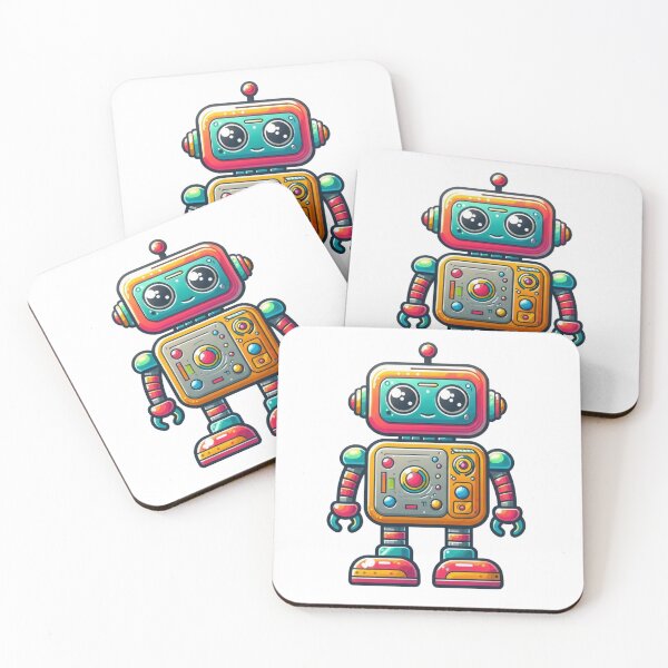 Item preview, Fun and Friendly Robot Toy Design for Home Decor designed and sold by DibuHumor.