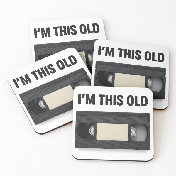 Item preview, I’m This Old VHS Tape Retro Design designed and sold by Nuvijo.