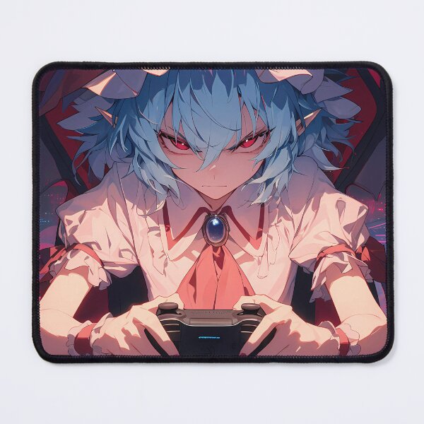 Item preview, Remilia Scarlet Touhou Anime Girl Waifu Red Neon Gaming Vampire Mode designed and sold by CarlosBender.