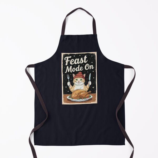 Item preview, Thanksgiving Cat Girl Feast Mode On designed and sold by CreepyCornerArt.