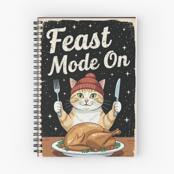 Item preview, Thanksgiving Cat Girl Feast Mode On designed and sold by CreepyCornerArt.