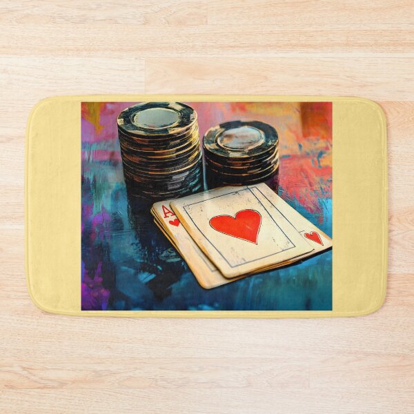 Item preview, Raise the Stakes - A Vibrant Abstract Celebration of Poker Color and Energy designed and sold by OlfactoART Studio.