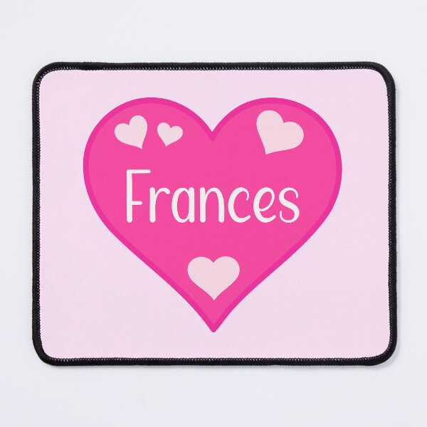 Item preview, Frances Name Pink Heart  designed and sold by Jeallan Designs.