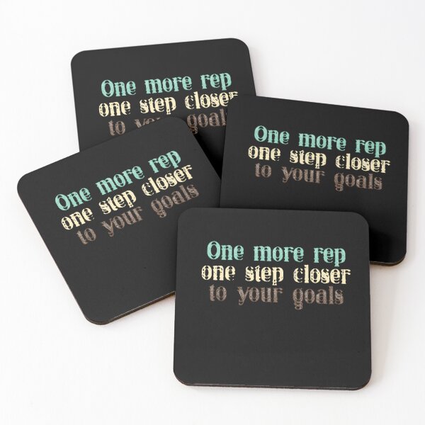 Item preview, One More Rep – Motivational Gym Fitness Quote Design designed and sold by GenDesignLab.