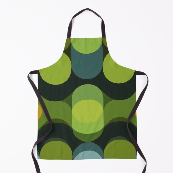Item preview, Op Art Green – 70s Geometric Retro Design 12 designed and sold by Velvetcosmonova.