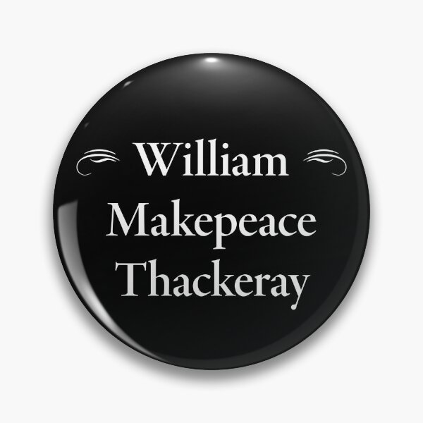 Item preview, William Makepeace Thackeray, English Novelist and Illustrator, Classic Literature designed and sold by CharlottePlaceArt.