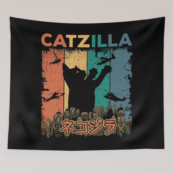 Item preview, Catzilla Funny Catzilla designed and sold by TristinFay.