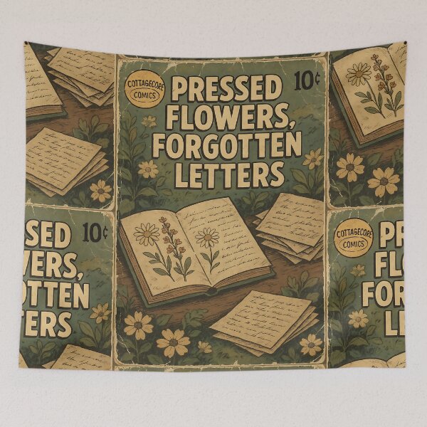 Item preview, Sweet Cottagecore: Pressed flowers, forgotten letters designed and sold by bapupa.