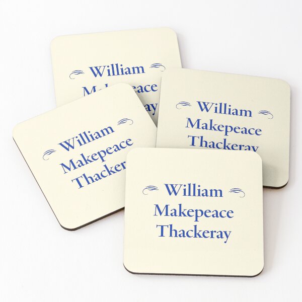 Item preview, William Makepeace Thackeray, English Novelist and Illustrator, Classic Literature designed and sold by CharlottePlaceArt.