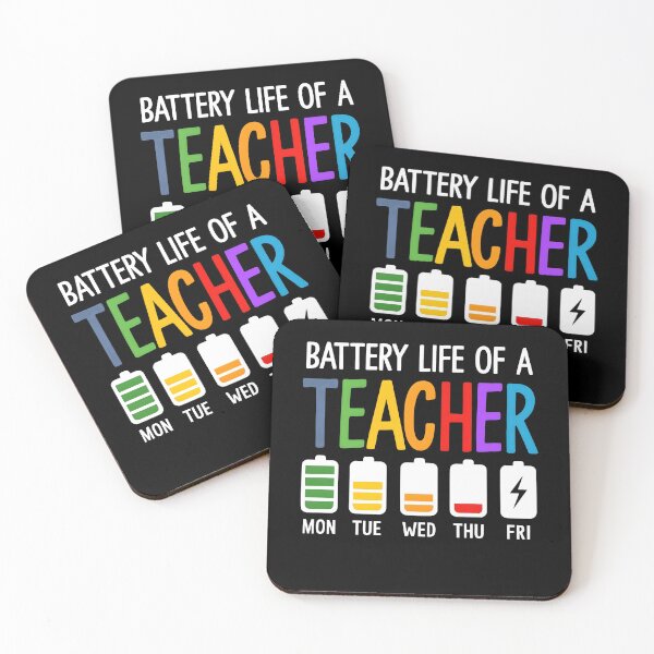 Item preview, Battery Life of a Teacher designed and sold by Timforslund.