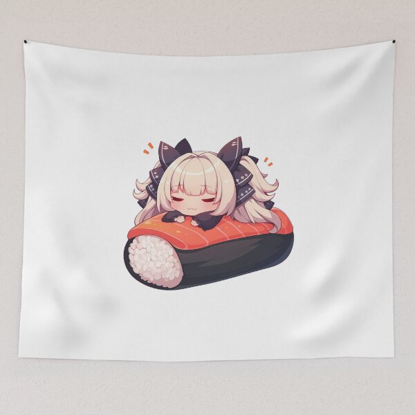 Item preview, Anime Chibi Sushi Nigiri Formidable Azur Lane Kawaii designed and sold by CarlosBender.