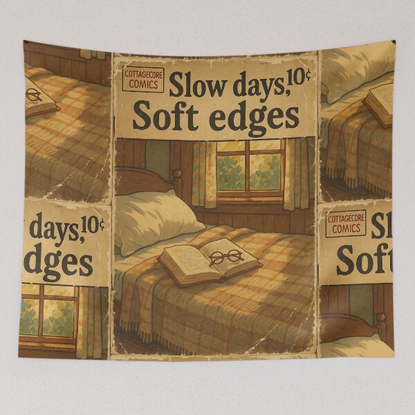 Item preview, Rustic Cottagecore: Slow days, soft edges designed and sold by bapupa.