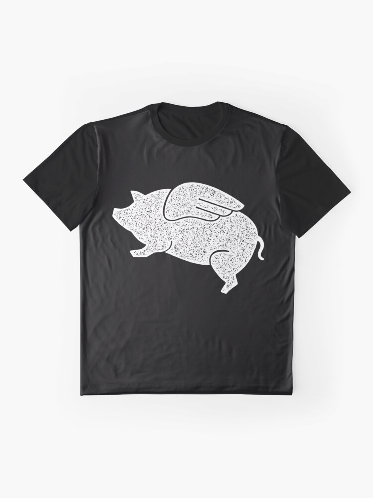 Alternate view of flying pig Graphic T-Shirt
