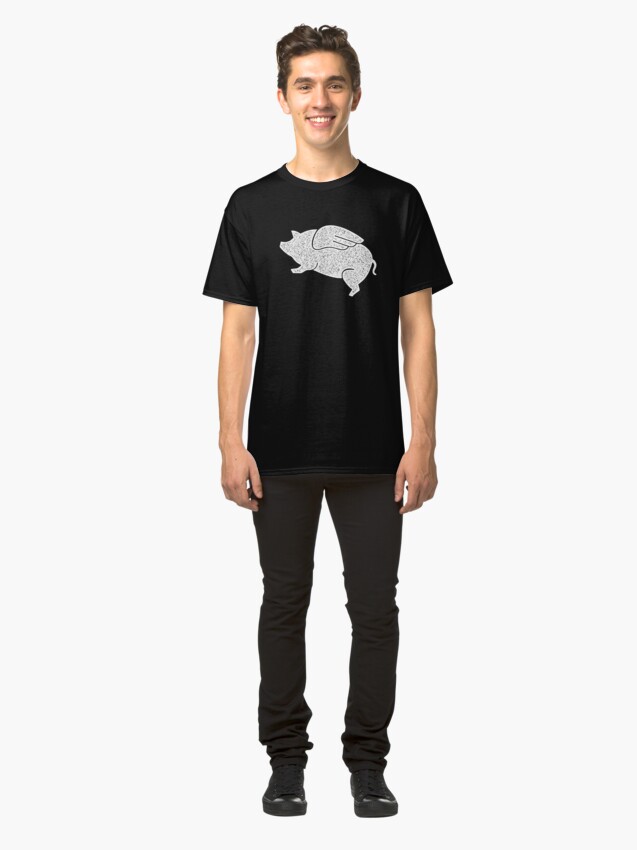 Alternate view of flying pig Classic T-Shirt