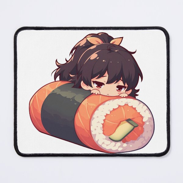 Item preview, Anime Chibi Sushi Nigiri Karen Araragi Bakemonogatari Kawaii designed and sold by CarlosBender.
