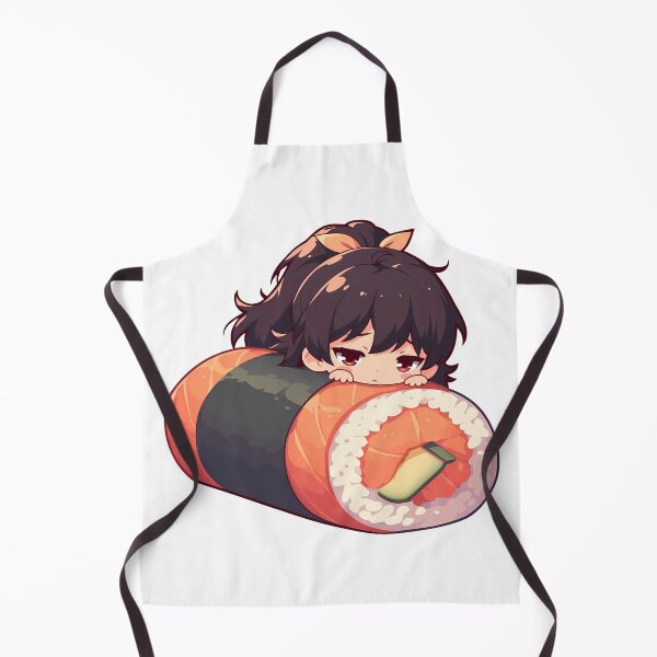 Item preview, Anime Chibi Sushi Nigiri Karen Araragi Bakemonogatari Kawaii designed and sold by CarlosBender.