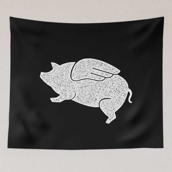 Item preview, flying pig designed and sold by close-up.biz.