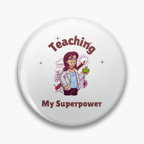 Item preview, Teaching Is My Superpower Teacher Back to School Inspiring Design designed and sold by Ani-24.
