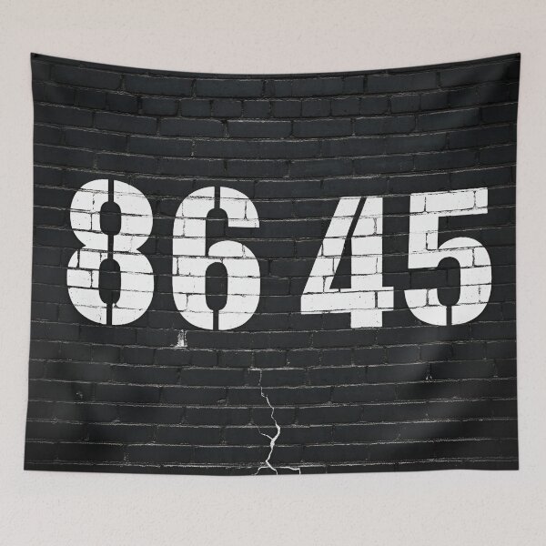 Item preview, Free dc 86 45 (anti-Trump slogan) designed and sold by Uglyandcute.
