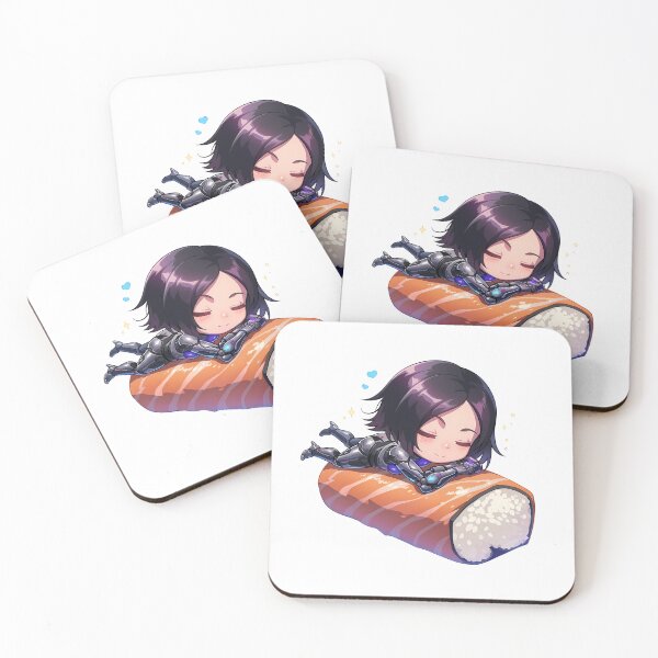 Item preview, Chibi Sushi Nigiri Alita Battle Angel Kawaii designed and sold by CarlosBender.