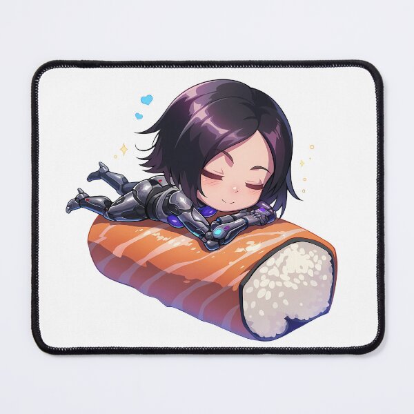 Item preview, Chibi Sushi Nigiri Alita Battle Angel Kawaii designed and sold by CarlosBender.