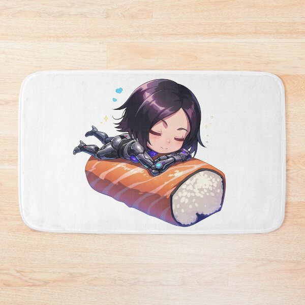 Item preview, Chibi Sushi Nigiri Alita Battle Angel Kawaii designed and sold by CarlosBender.
