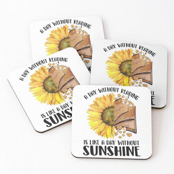 Item preview, A Day Without Reading Is Like A Day Without Sunshine Sunflower Bookworm Reader Lover designed and sold by kotavuguiselw.