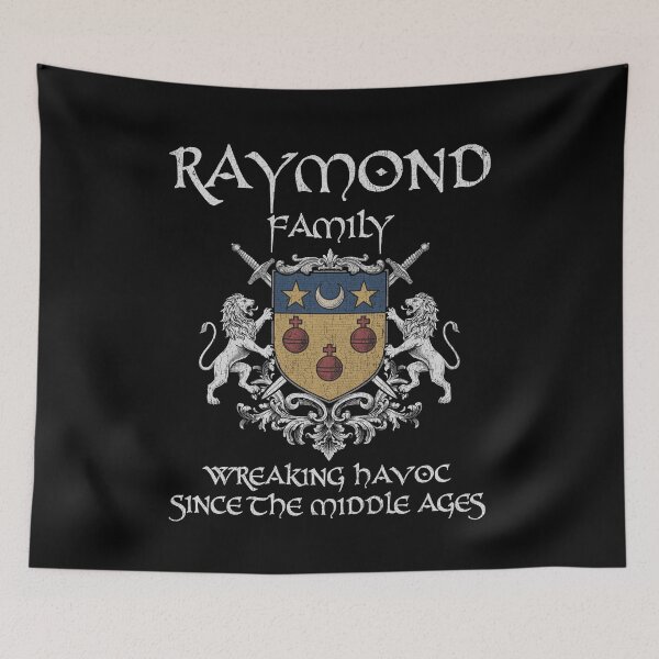 Item preview, Raymond Family Crest – Medieval Heritage Emblem for Ancestry Lovers & Vintage Style Fans designed and sold by 9X FR.