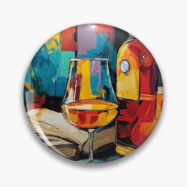 Item preview, Unwind with Color - A Vibrant Abstract Celebration of Wine Books and Everyday Elegance designed and sold by OlfactoART Studio.