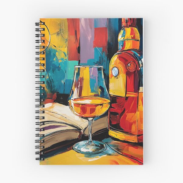 Item preview, Unwind with Color - A Vibrant Abstract Celebration of Wine Books and Everyday Elegance designed and sold by OlfactoART Studio.