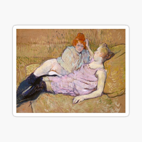 Artikel-Vorschau von Henri de Toulouse-Lautrec "Das Sofa", designt und verkauft von Alexandra Dahl.