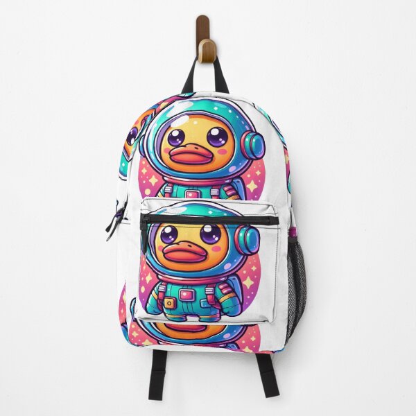 Item preview, Astronaut Duck Sticker Kawaii Animal Design for Laptop and Notebooks designed and sold by DibuHumor.