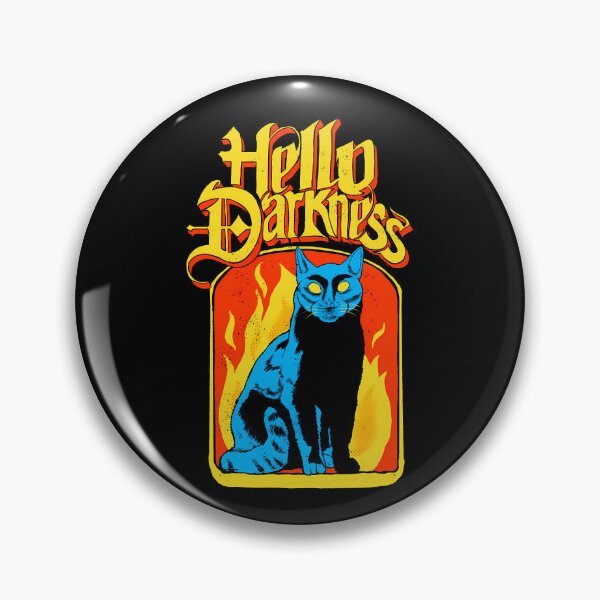 Item preview, Hello Darkness Black Cat  designed and sold by DaisyHargreaves.